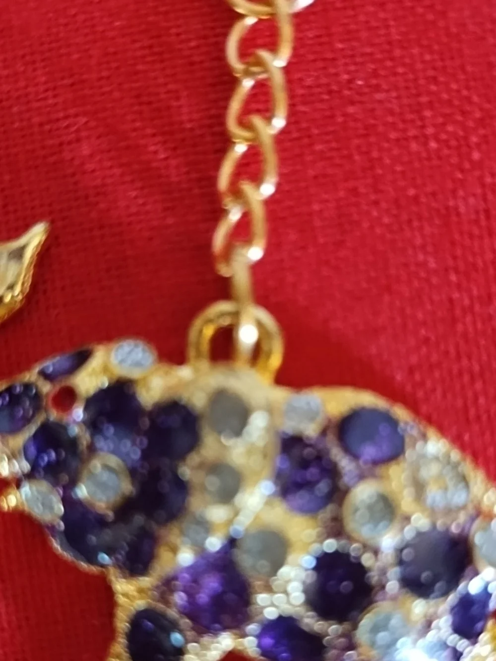 JEWELED ELEPHANT KEYCHAIN